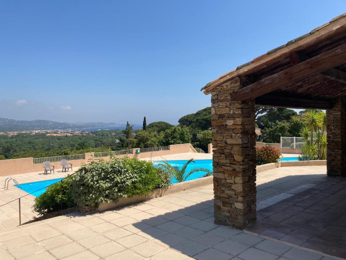Appartement Vue Mer Golfe De Saint-Tropez Cogolin Kültér fotó
