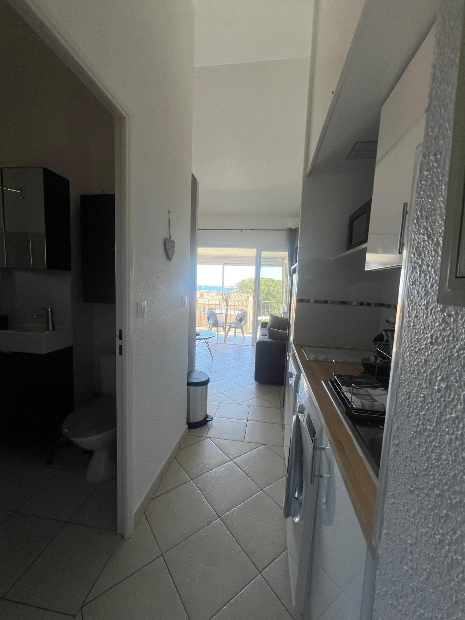 Appartement Vue Mer Golfe De Saint-Tropez Cogolin Kültér fotó